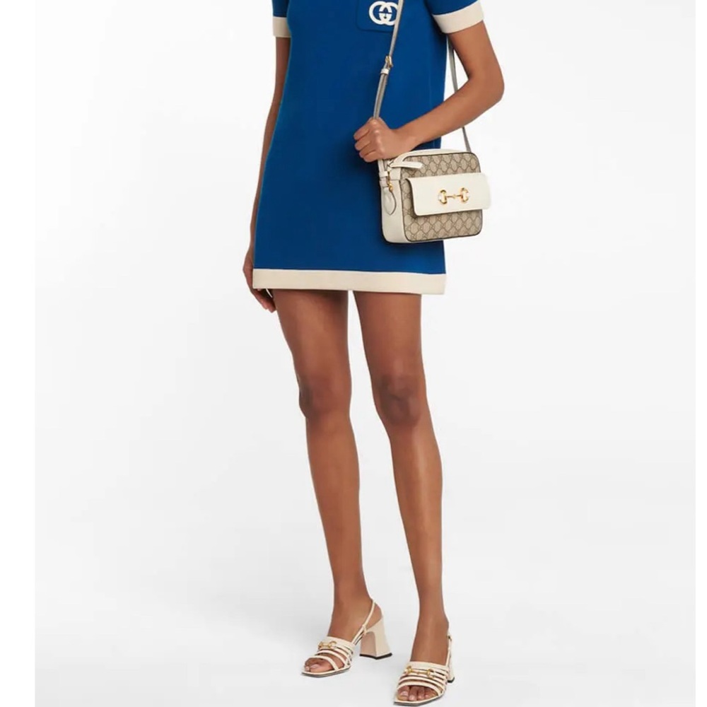 Brand New Gucci Ketty Slingback Leather White Sandals Strappy Block High… - Picture 7 of 10